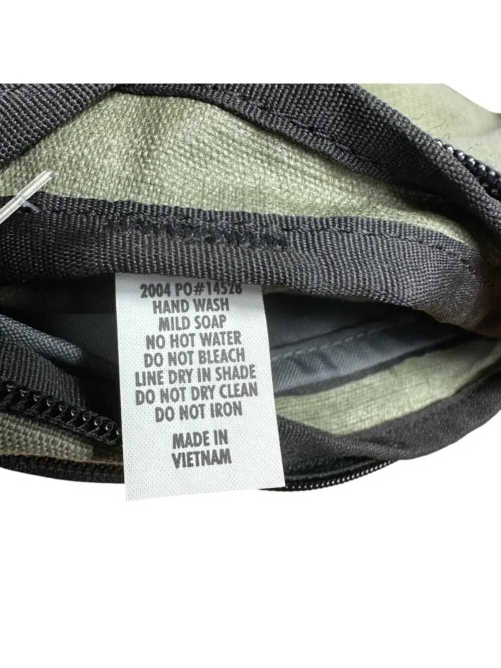 VINTAGE Y2K Eagle Creek Green Canvas Fanny Pack Belt Bag Utility Gorpcore Hip Ba - Picture 11 of 14
